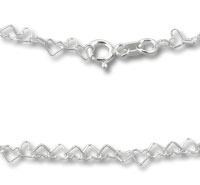 Adjustable Heart Link Chain