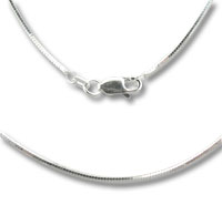 1.5mm 8 Sided Snake Chain