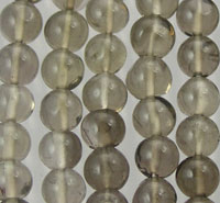 4mm Smoky Quartz Beads