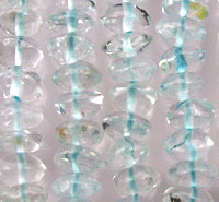 Lite Blue Topaz Button Beads