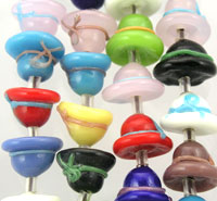 Hat Glass Beads
