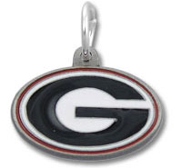 Georgia Bulldogs Base Metal Charm