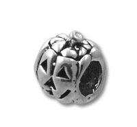 Jack-o-Lantern Spacer Bead