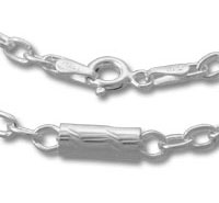 16" Silver Chain Necklace