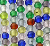 Multi Color Round Glass Beads