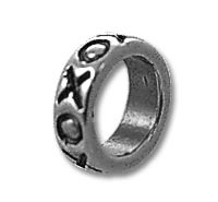 "XOXO" Silver Spacer Bead