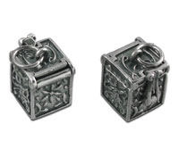 Silver Prayer Box with Designs