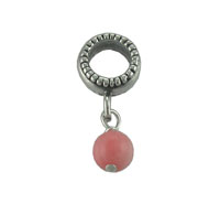 Spacer Bead with 6mm Coral Bead