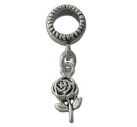 Spacer Bead with Rose