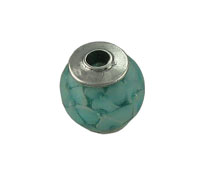 Glass Flower Spacer Bead