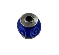Glass Spiral Spacer Bead
