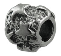 Stars and Crescent Moon Spacer Bead