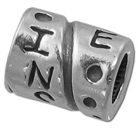"Inspire" Silver Spacer Bead