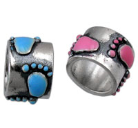 Enamel Feet Spacer Bead
