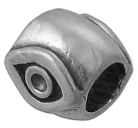 Spacer Bead shaped as an Eye