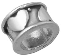 Spacer Bead wth Hearts