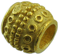 Round Vermeil Spacer Bead