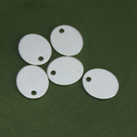 Silver 7mm Oval Stamping Blank