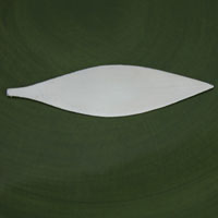 Silver Leaf Stamping Blank