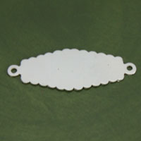 Silver Design Oval Stamping Blank