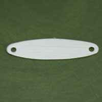 Silver 24mm Oval Stamping Blank