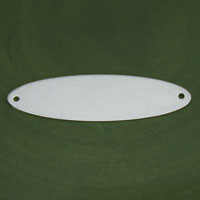 Silver 29mm Oval Stamping Blank