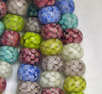 Multi Color Lampwork Glass Beads