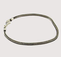 7.25" Fox Tail Spacer Bead Bracelet