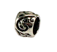 Branch With Leaves Spacer Bead