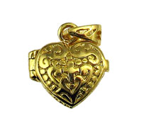 Vermeil Prayer Box Heart Charm