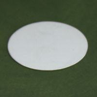 Silver 19mm Oval Stamping Blank