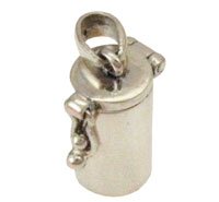 Plain Cylinder Prayer Box Charm