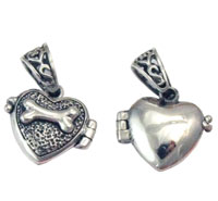 Silver Dog Bone Locket
