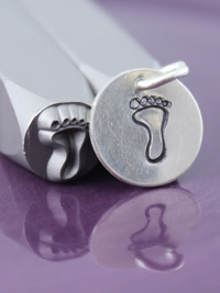 6mm Right Foot Design Stamp Tool