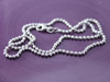 Rhodium Plated Moon Chain