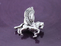 Sterling Silver 3D Pegasus Charm