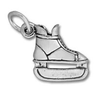 Sterling Silver Ice Skates Charm