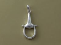 Silver Stirrup Charm