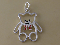 Cut Out Teddy Bear Charm