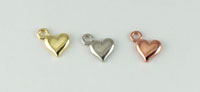 Silver Tiny Heart Charm