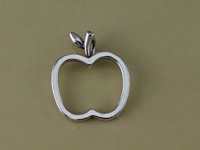Cutout Apple Charm