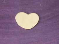 Gold Filled Tiny Heart Blank