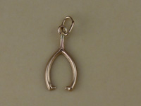 Gold Filled Wishbone Charm