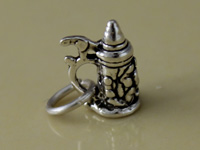 Silver Small Beer Stein Charm