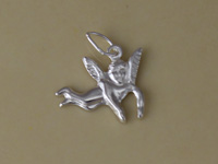 Silver Angel Charm