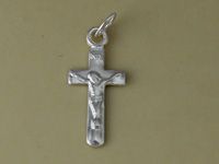 Silver Medium Crucfix Charm