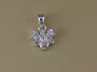 Clear CZ Bee Charm