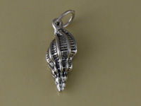 Silver Conch Shell Charm