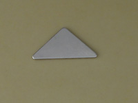 Silver Triangle Stamping Blank