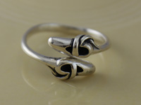 Ballet Shoes Adjustable Ring
